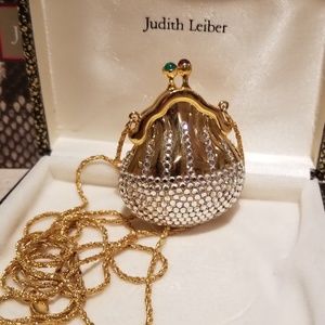 Judith Lieber Designer Necklace Purse